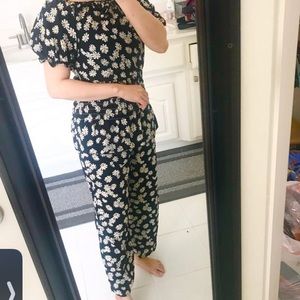 Daisy Black & White Two Piece Set